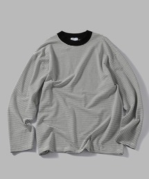 TOBEE（トゥビー）の「【TOBEE】ビッグシルエット ボーダーロンT（Tシャツ/カットソー）」