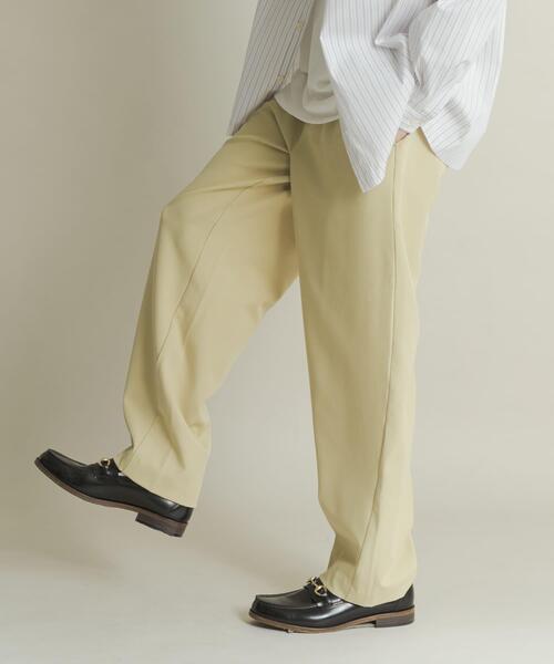 SENSE OF PLACE by URBAN RESEARCH（センスオブプレイスバイアーバンリサーチ）の「バレルレッグノータックスラックス（その他パンツ・メンズ・ブラック/ブラウン/ベージュ・LARGE/MEDIUM）」の3枚目の写真