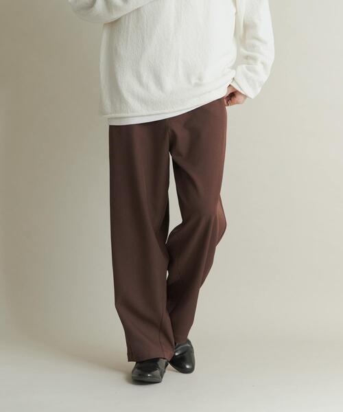 SENSE OF PLACE by URBAN RESEARCH（センスオブプレイスバイアーバンリサーチ）の「バレルレッグノータックスラックス（その他パンツ・メンズ・ブラック/ブラウン/ベージュ・LARGE/MEDIUM）」の8枚目の写真