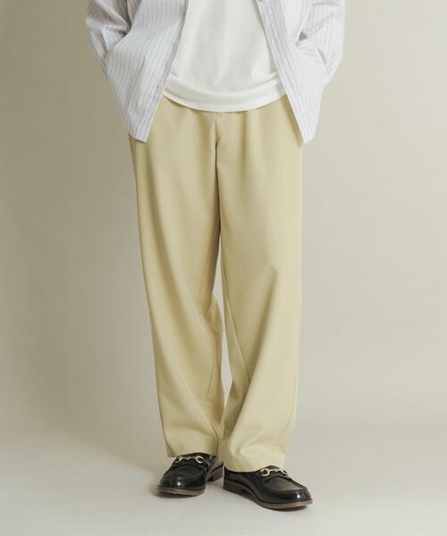 SENSE OF PLACE by URBAN RESEARCH（センスオブプレイスバイアーバンリサーチ）の「バレルレッグノータックスラックス（その他パンツ・メンズ・ブラック/ブラウン/ベージュ・LARGE/MEDIUM）」の17枚目の写真