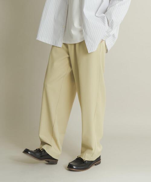 SENSE OF PLACE by URBAN RESEARCH（センスオブプレイスバイアーバンリサーチ）の「バレルレッグノータックスラックス（その他パンツ・メンズ・ブラック/ブラウン/ベージュ・LARGE/MEDIUM）」の16枚目の写真