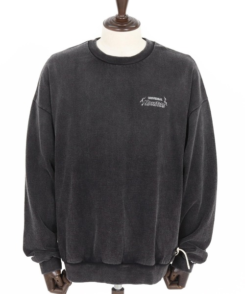 ADAM PATEK（アダムパテック）の「msw1753-Frankenstein face print crewneck スウェット(AP2524018)（スウェット・メンズ・ブラック/ミックスグレー・1/2）」の18枚目の写真