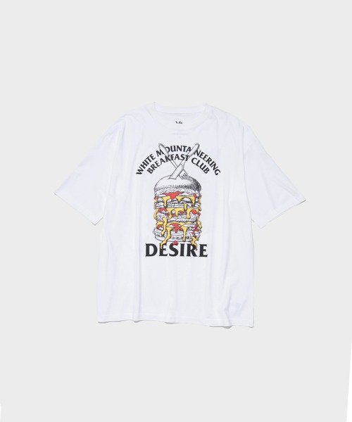 WHITE MOUNTAINEERING(ホワイトマウンテニアリング)の「【White Mountaineering / ホワイトマウンテニアリング】BREAKFAST CLUB T-SHIRT(Tシャツ/カットソー・メンズ・ブラック/ホワイト・2/1)」の2枚目の写真