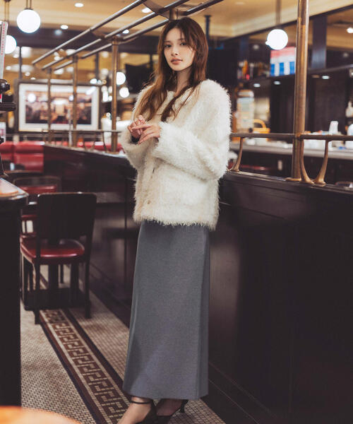 PROPORTION BODY DRESSING(プロポーションボディドレッシング)の「ラムファー風ブルゾン / 1215255002(ブルゾン・レディース・ブラウン/ホワイト系その他・MEDIUM/SMALL)」の10枚目の写真