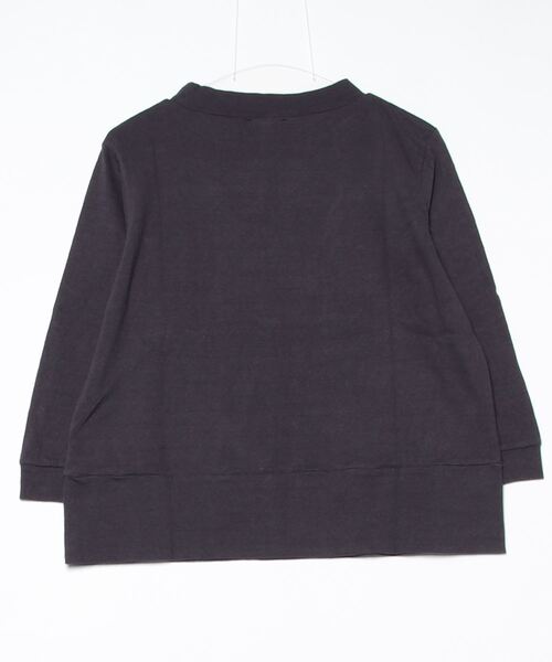 HAU(ハウ)の「トップスガーゼ 3/4sleeve(Tシャツ/カットソー・レディース・チャコールグレー/ライトグレー/ブラウン/ホワイト・MEDIUM)」の15枚目の写真