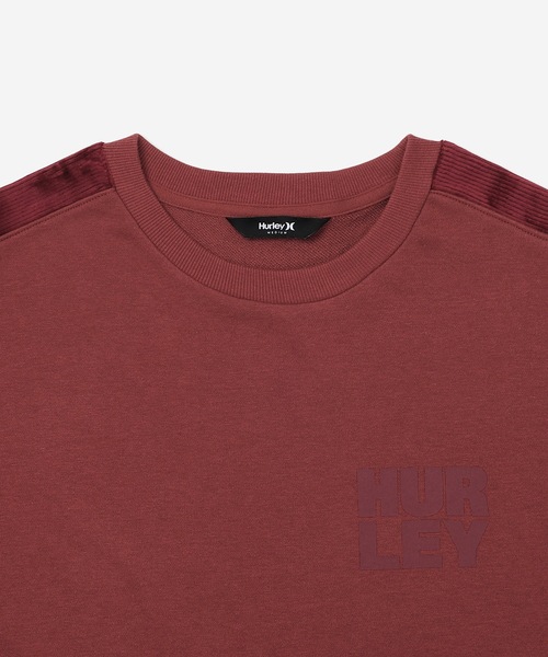 Hurley （ハーレー）の「【Hurley/ハーレー】レディースドローコード切替スウェット　オーバーサイズシルエット　トレーナー　TERRY CDR SWITCHING DC CREW（スウェット・レディース・オフホワイト/マルーン/ブラック/ヘザーグレー・MEDIUM/SMALL/LARGE）」の21枚目の写真