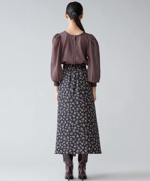 Tiara（ティアラ）の「グロッシーシアーカーディガン（カーディガン/ボレロ・レディース・ラベンダー/ブラック/ブラウン・FREE）」の11枚目の写真