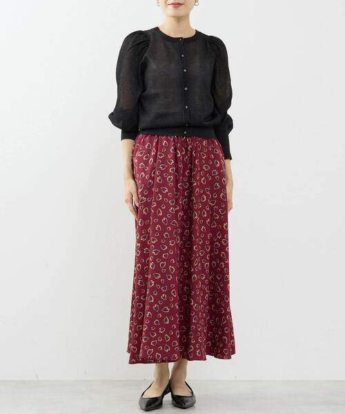 Tiara（ティアラ）の「グロッシーシアーカーディガン（カーディガン/ボレロ・レディース・ラベンダー/ブラック/ブラウン・FREE）」の13枚目の写真