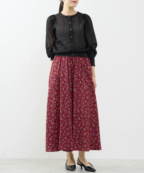 Tiara（ティアラ）の「グロッシーシアーカーディガン（カーディガン/ボレロ・レディース・ラベンダー/ブラック/ブラウン・FREE）」の14枚目の写真