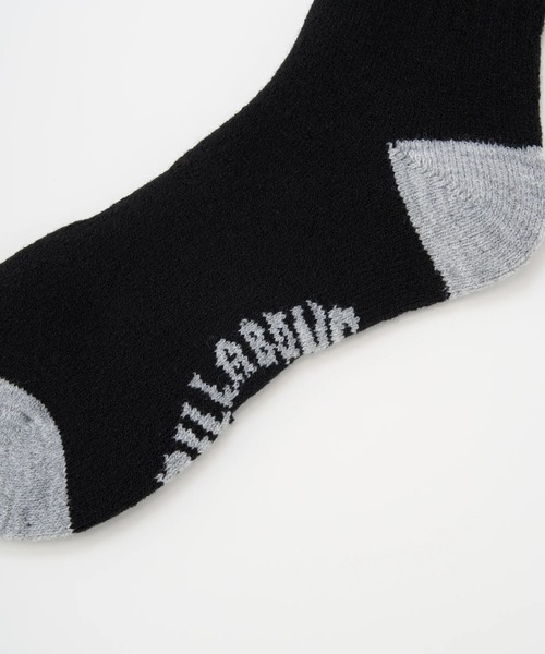BILLABONG(ビラボン)の「BILLABONG メンズ WINTER HIGH SOCKS 【2025年秋冬モデル】/ビラボンウェーブロゴソックス(靴下)(ソックス/靴下・メンズ・グレー/オレンジ/グリーン/ブラック・FREE)」の10枚目の写真