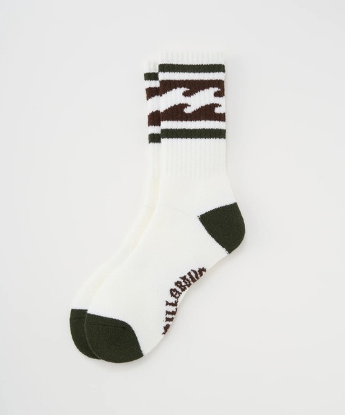 BILLABONG(ビラボン)の「BILLABONG メンズ WINTER HIGH SOCKS 【2025年秋冬モデル】/ビラボンウェーブロゴソックス(靴下)(ソックス/靴下・メンズ・グレー/オレンジ/グリーン/ブラック・FREE)」の6枚目の写真