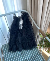 IRADOWL（アイラドール）の「チュールフリルハンドバッグ（ハンドバッグ）」