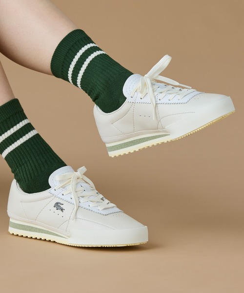 LACOSTE(ラコステ)の「レディース AURA 225 4 SFA(スニーカー・レディース・オフホワイト・22.5cm/23.0cm/23.5cm/24.5cm/24.0cm)」の8枚目の写真