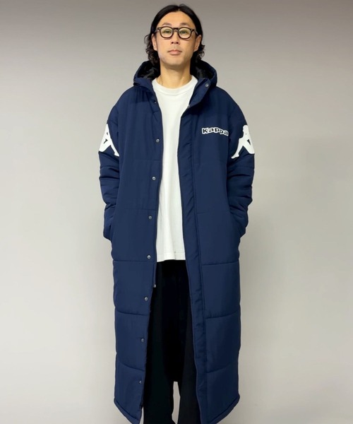 Kappa（カッパ）の「Kappa ベンチコート（その他アウター・メンズ・ブラック/ネイビー・XL/L/M）」の2枚目の写真