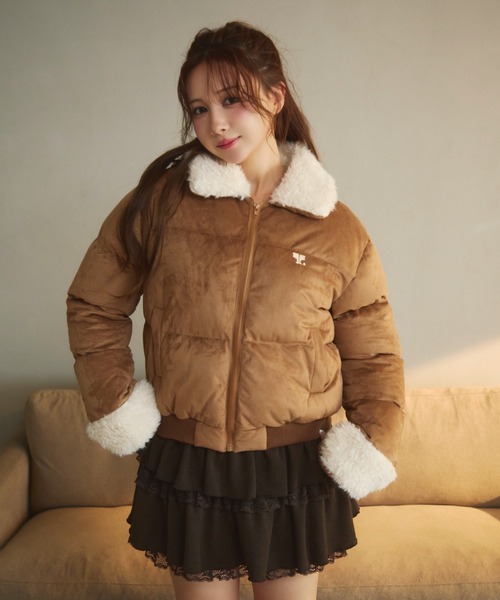 TITTY&CO.（ティティーアンドコー）の「キルティングボアダウン