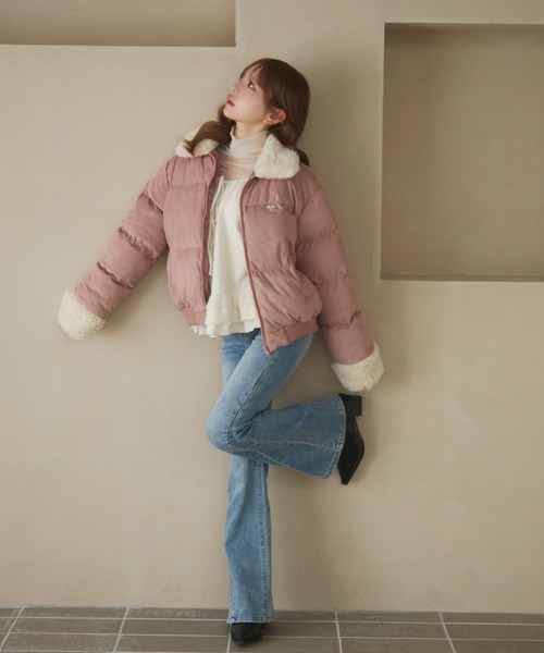 セール】キルティングボアダウン（ダウンジャケット/コート