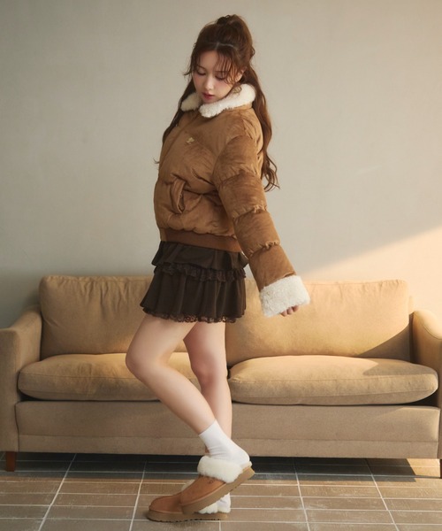 セール】キルティングボアダウン（ダウンジャケット/コート