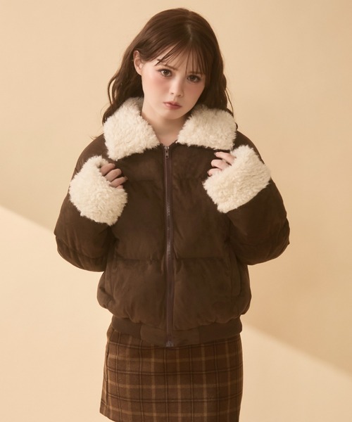 セール】キルティングボアダウン（ダウンジャケット/コート