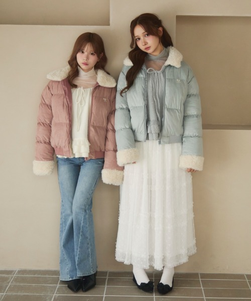 TITTY&CO.（ティティーアンドコー）の「キルティングボアダウン