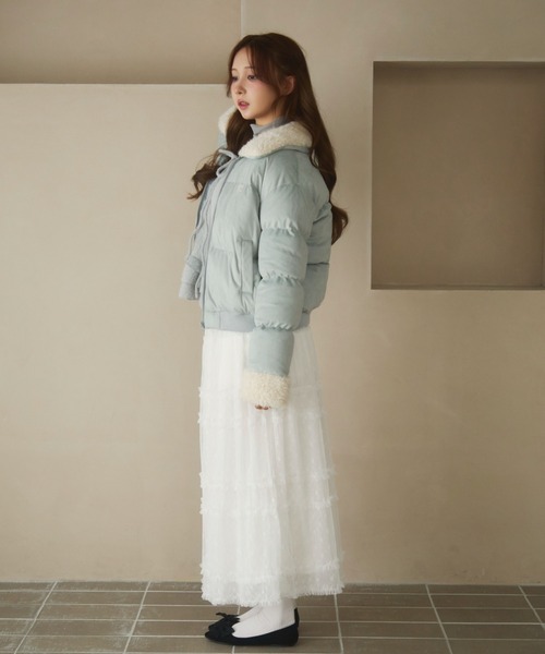 セール】キルティングボアダウン（ダウンジャケット/コート