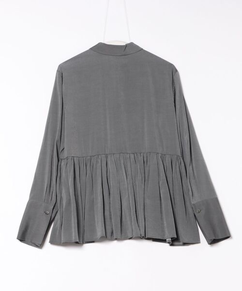 カリテ（qualite）/ギャザータック切り替えシャツ ギャザータック切り替えシャツ/オフィスカジュアル/レイヤード（シャツ