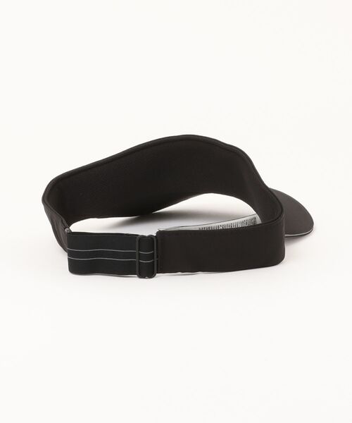 PUMA(プーマ)の「《PUMA》ランニング バイザー(サンバイザー・メンズ・ブラック/ホワイト・フリー)」の3枚目の写真