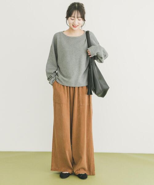 ITEMS URBANRESEARCH（アイテムズ アーバンリサーチ）の「バナナスリーブニット（ニット/セーター・レディース・ホワイト系その他/ブルー系その他/グレー/レッド・FREE）」の17枚目の写真