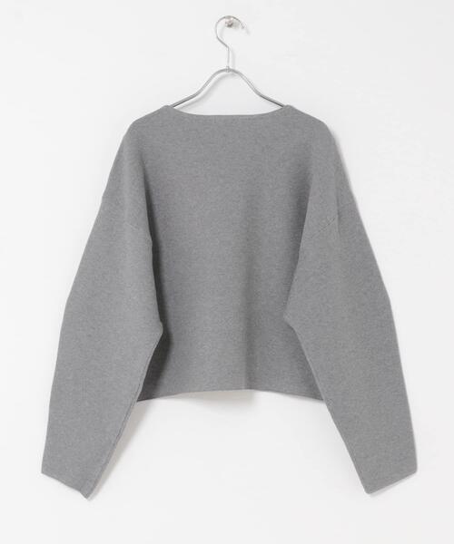 ITEMS URBANRESEARCH（アイテムズ アーバンリサーチ）の「バナナスリーブニット（ニット/セーター・レディース・ホワイト系その他/ブルー系その他/グレー/レッド・FREE）」の21枚目の写真