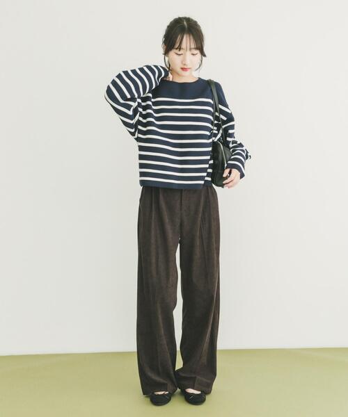 ITEMS URBANRESEARCH(アイテムズ アーバンリサーチ)の「バナナスリーブニット(ニット/セーター・レディース・ホワイト系その他/ブルー系その他/グレー/レッド・FREE)」の8枚目の写真