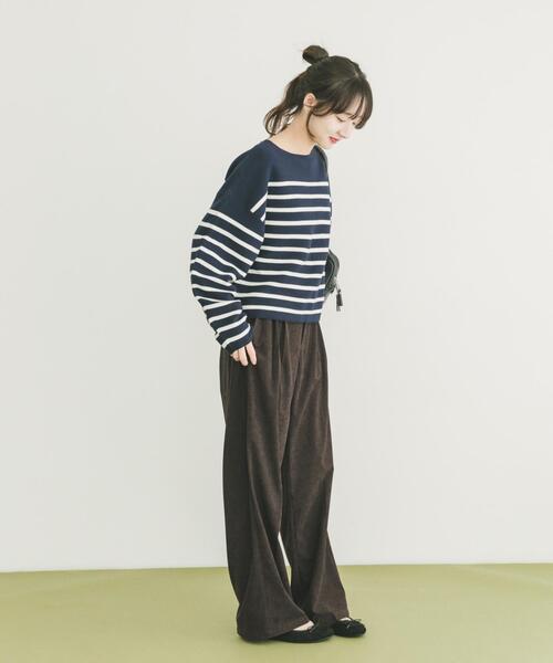 ITEMS URBANRESEARCH(アイテムズ アーバンリサーチ)の「バナナスリーブニット(ニット/セーター・レディース・ホワイト系その他/ブルー系その他/グレー/レッド・FREE)」の9枚目の写真