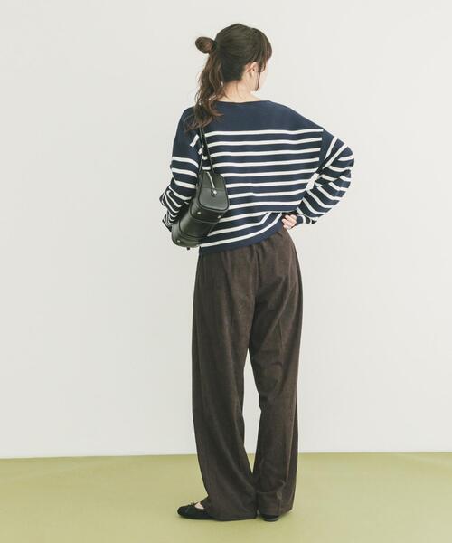 ITEMS URBANRESEARCH(アイテムズ アーバンリサーチ)の「バナナスリーブニット(ニット/セーター・レディース・ホワイト系その他/ブルー系その他/グレー/レッド・FREE)」の10枚目の写真