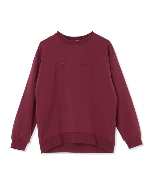 LE SOUK HOLIDAY(ルスークホリデー)の「刺しゅうスウェット(スウェット・レディース・ブラック/ワインレッド/ライトグレー・L/M)」の20枚目の写真