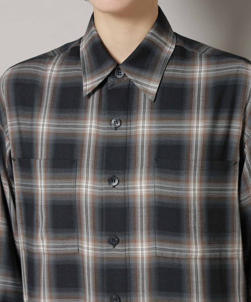 NANO universe(ナノユニバース)の「オンブレーチェックジャンプスーツ(つなぎ/オールインワン・レディース・ブラック/アイボリー・S/M)」の22枚目の写真