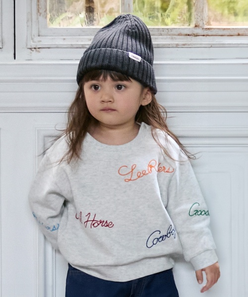 Lee】ロゴ刺繍トレーナー（スウェット）｜petit main