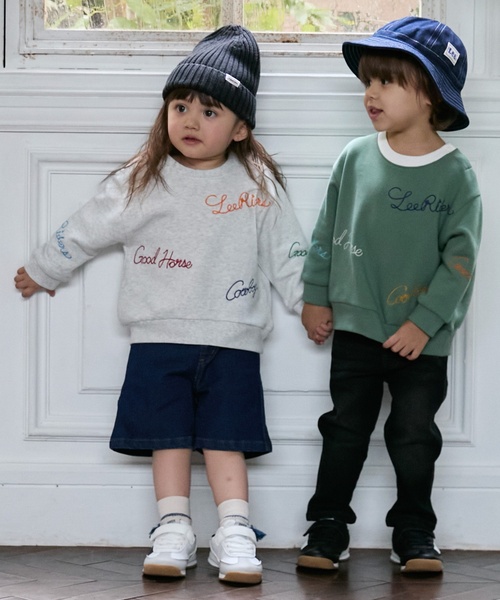 セール】【Lee】ロゴ刺繍トレーナー（スウェット）｜petit main