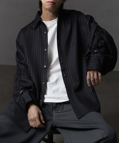 welise/ウェライズ】リッチドレープスムース 2wayドローコードギャザー