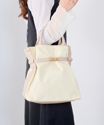 MIAN （ミアン）の「【MIAN】ベルトデザイン2WAYトートバッグ 2251-223-1（トートバッグ）」