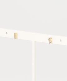 GoldツイストブロックピアスSV925(OG)