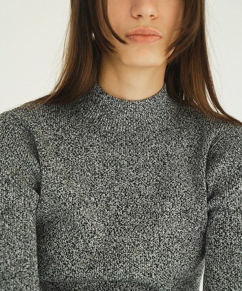CLANE(クラネ)の「H/N RIB KNIT TOPS(ニット/セーター・レディース・ブラック/その他/ホワイト・1/2)」の16枚目の写真