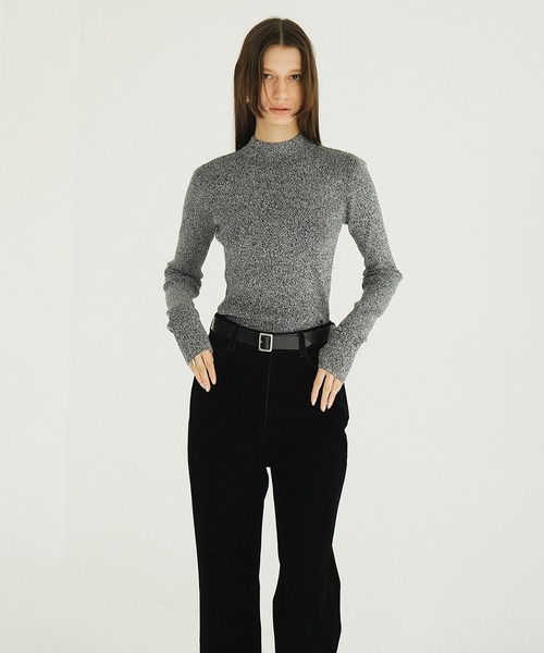 CLANE(クラネ)の「H/N RIB KNIT TOPS(ニット/セーター・レディース・ブラック/その他/ホワイト・1/2)」の19枚目の写真