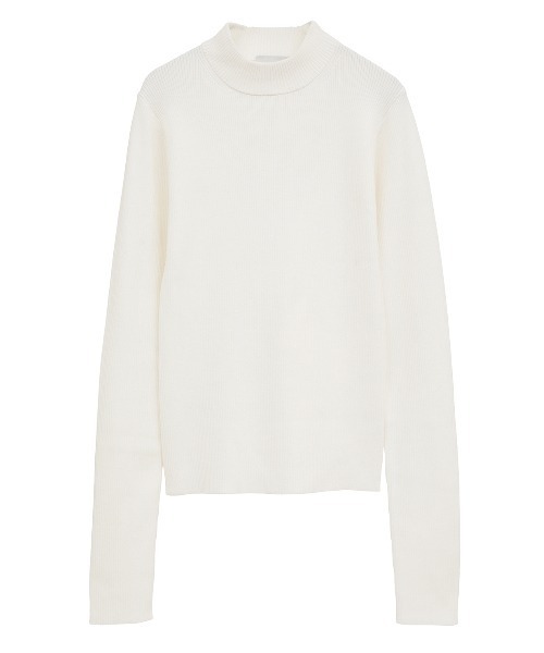 CLANE(クラネ)の「H/N RIB KNIT TOPS(ニット/セーター・レディース・ブラック/その他/ホワイト・1/2)」の22枚目の写真
