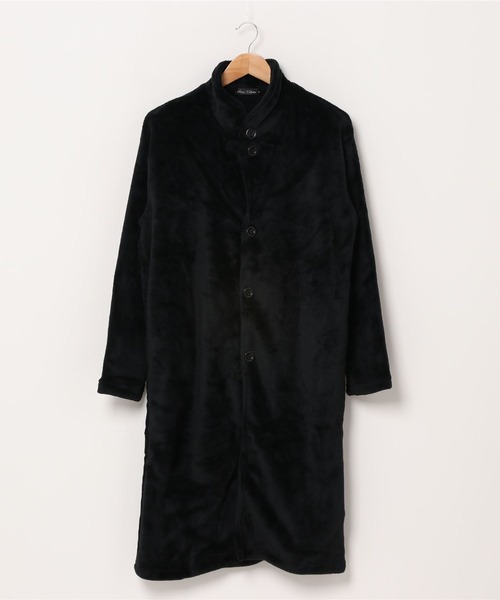 ARCADE（アーケード）の「着る毛布 マイクロべロア ルームウェア ガウン カーディガン ショール衿タイプ BARCEDOS（ガウン/バスローブ・メンズ・ベージュ/ネイビー/ブラック・M/L/LL）」の6枚目の写真