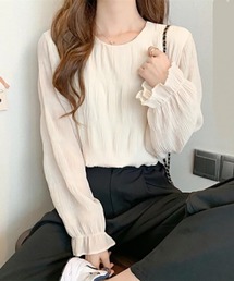 STYLEBLOCK | シャーリングシアーブラウス(シャツ/ブラウス)