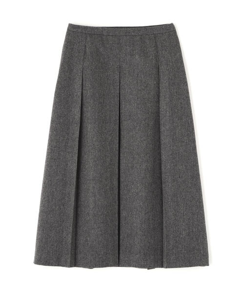 human woman(ヒューマンウーマン)の「◆【3サイズ展開】ヘリンボーンツィードタックスカート(スカート・レディース・ベージュ/グレー系その他・LARGE/MEDIUM/SMALL)」の3枚目の写真
