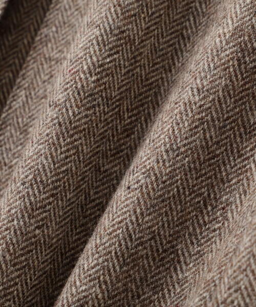 human woman(ヒューマンウーマン)の「◆【3サイズ展開】ヘリンボーンツィードタックスカート(スカート・レディース・ベージュ/グレー系その他・LARGE/MEDIUM/SMALL)」の19枚目の写真