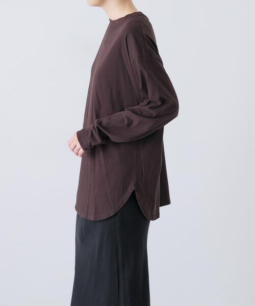 コットンクルーネックカットソー（Tシャツ/カットソー）｜かぐれ