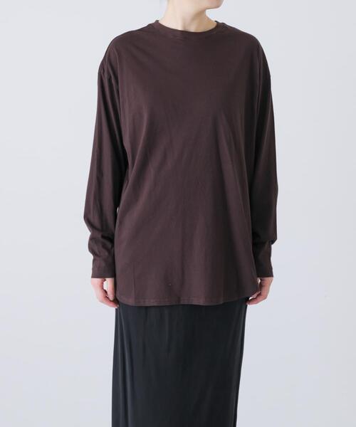 コットンクルーネックカットソー（Tシャツ/カットソー）｜かぐれ