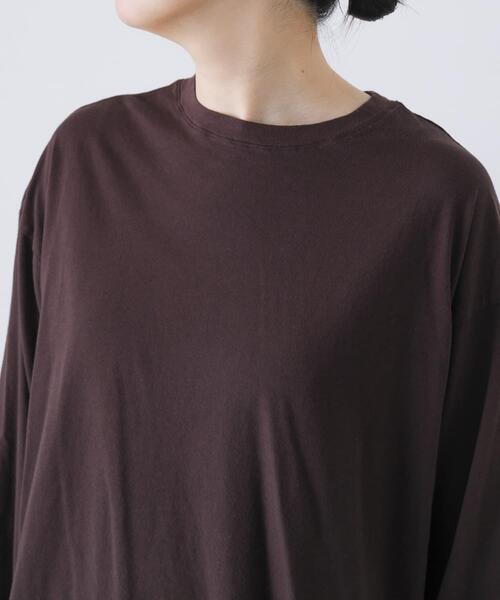 コットンクルーネックカットソー（Tシャツ/カットソー）｜かぐれ