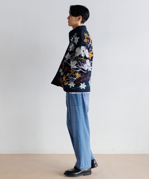 AMERICAN RAG CIE（アメリカンラグシー）の「【MEN , WOMEN】LEIN ボアライナーパッチワーク刺繍ジャケット（その他アウター・レディース・ブラック/ベージュ・M/L）」の16枚目の写真