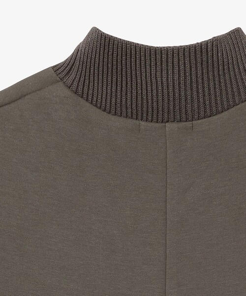 LACOSTE(ラコステ)の「ダンボールニットドレス / ハイネックワンピース(ワンピース・レディース・グレー/オフホワイト/ダークブラウン・36/34/38/40)」の12枚目の写真